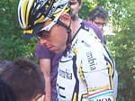 Kim Kirchen whrend der ersten Etappe der Tour of Britain 2009